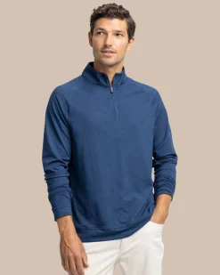Cruiser Heather Quarter Zip Pullover<Southern Tide Discount