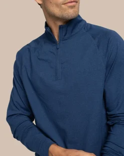 Cruiser Heather Quarter Zip Pullover<Southern Tide Discount