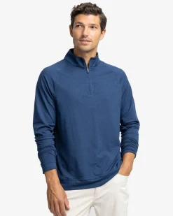 Cruiser Heather Quarter Zip Pullover<Southern Tide Discount