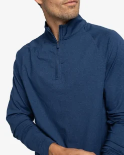 Cruiser Heather Quarter Zip Pullover<Southern Tide Discount