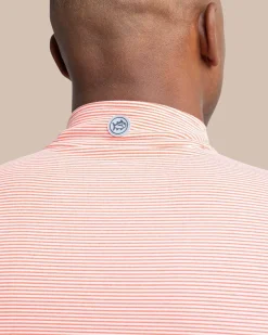 Cruiser Micro-Stripe Heather Quarter Zip<Southern Tide Best Sale