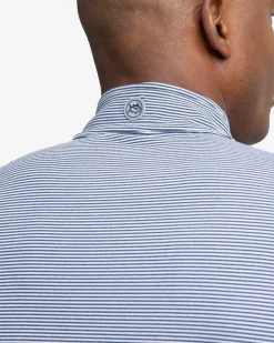 Cruiser Micro-Stripe Heather Quarter Zip<Southern Tide Best Sale