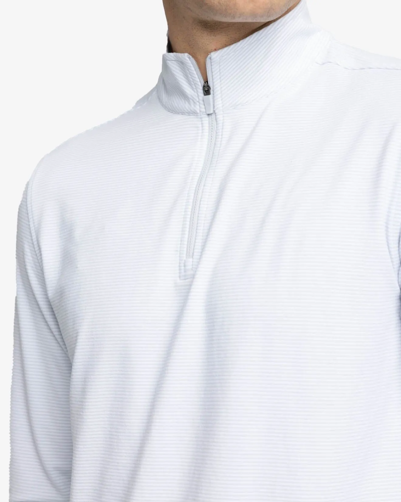Cruiser Micro-Stripe Heather Quarter Zip<Southern Tide Best Sale