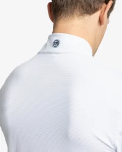 Cruiser Micro-Stripe Heather Quarter Zip<Southern Tide Best Sale