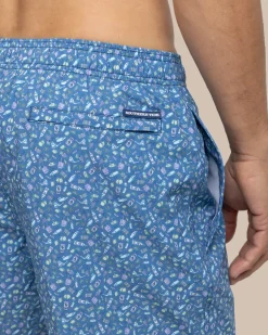 Dazed And Transfused Swim Trunk<Southern Tide Online