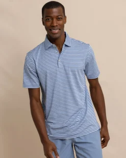 Driver Carova Stripe Polo Shirt<Southern Tide Store