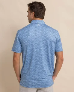 Driver Casual Water Printed Polo<Southern Tide Sale