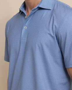 Driver Getting Ziggy With It Printed Polo<Southern Tide Cheap