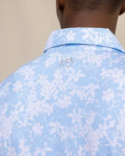 Driver Island Blooms Printed Polo<Southern Tide Fashion