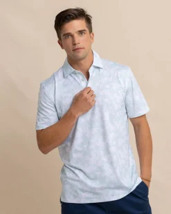 Driver Island Blooms Printed Polo<Southern Tide Fashion