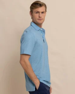 Driver Vacation Views Printed Polo<Southern Tide Outlet