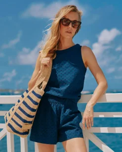 Elyse Eyelet Short<Southern Tide Outlet