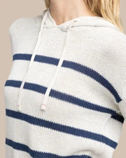 Everlee Striped Hoodie Sweater<Southern Tide Outlet