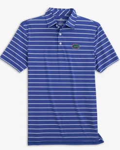 Florida Gators Brrr°®-Eeze Desmond Stripe Polo<Southern Tide Cheap