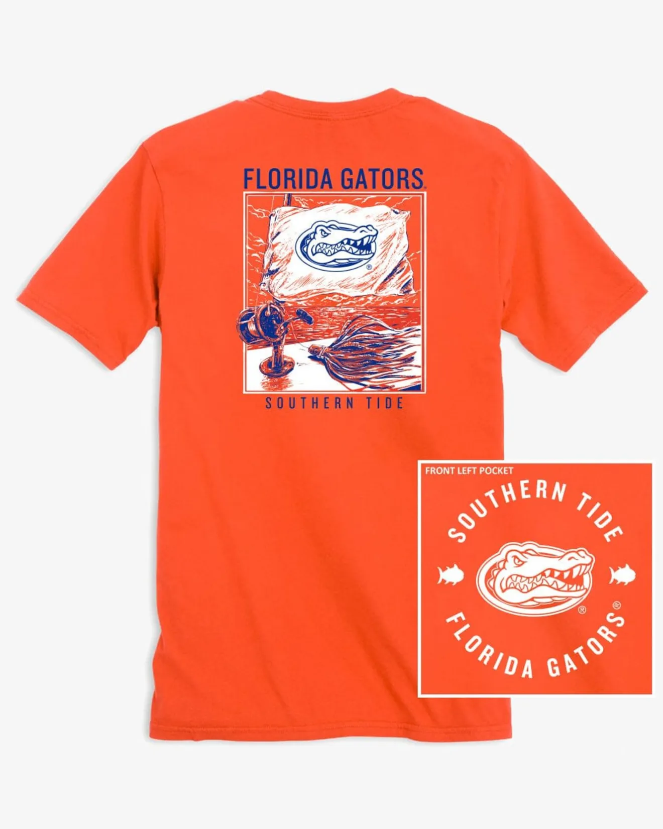 Florida Gators Fishing Flag T-Shirt<Southern Tide Store