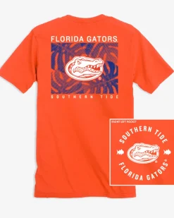 Florida Gators Halftone Monstera T-Shirt<Southern Tide Cheap