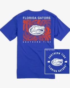 Florida Gators Halftone Monstera T-Shirt<Southern Tide Cheap