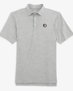 Fsu Seminoles Driver Spacedye Polo Shirt<Southern Tide New