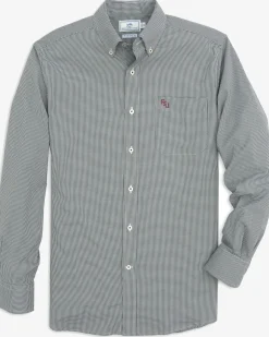 Fsu Seminoles Gingham Button Down Shirt<Southern Tide Sale