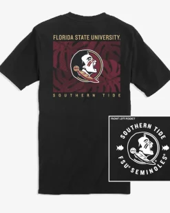 Fsu Seminoles Halftone Monstera T-Shirt<Southern Tide Store