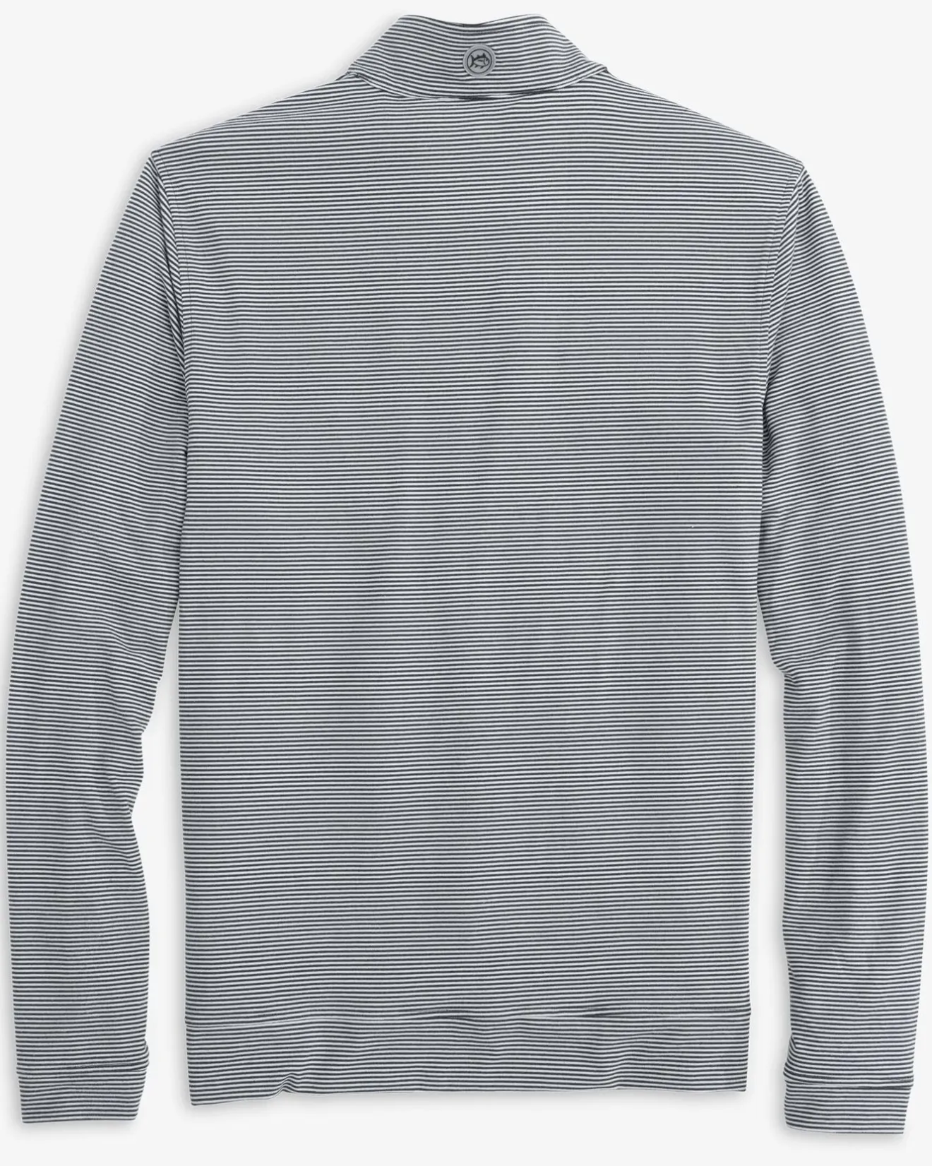 Georgia Bulldogs Cruiser Micro-Stripe Heather Quarter Zip<Southern Tide Best