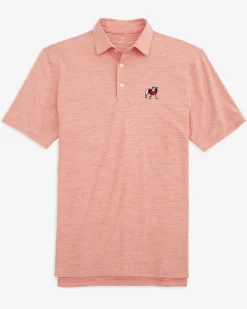 Georgia Bulldogs Driver Spacedye Polo Shirt<Southern Tide Outlet