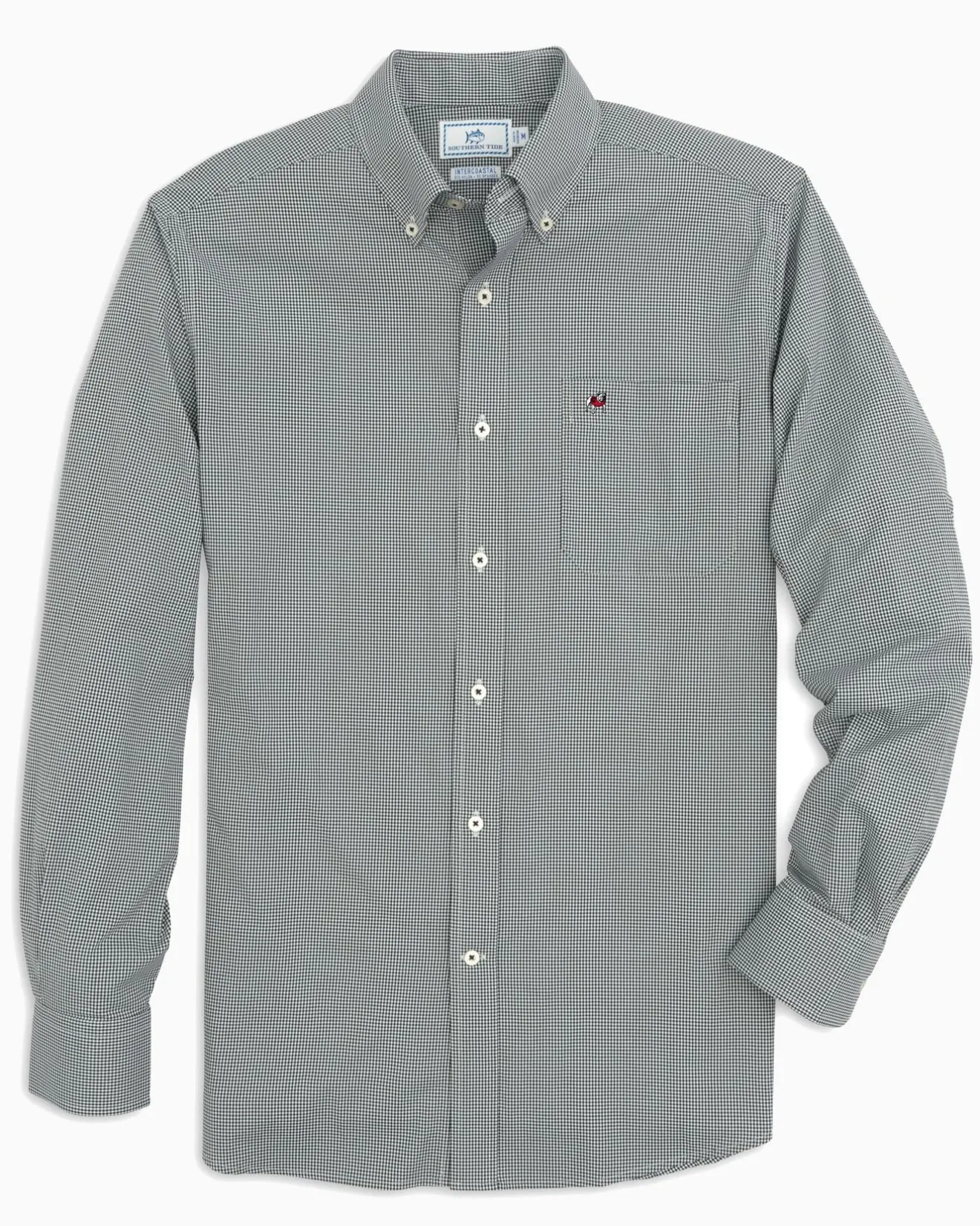 Georgia Bulldogs Gingham Button Down Shirt<Southern Tide Fashion