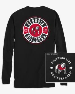 Georgia Bulldogs Ring Badge T-Shirt<Southern Tide Cheap