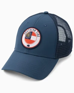 Georgia Patch Performance Trucker Hat<Southern Tide Discount
