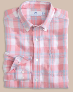 Headland Reedy Plaid Long Sleeve Sport Shirt<Southern Tide Discount