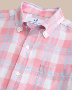 Headland Reedy Plaid Long Sleeve Sport Shirt<Southern Tide Discount