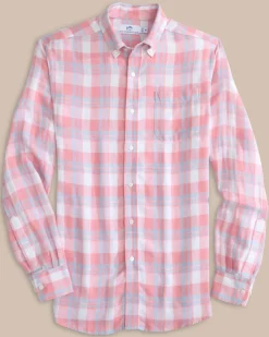 Headland Reedy Plaid Long Sleeve Sport Shirt<Southern Tide Discount