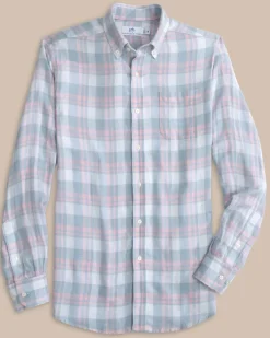 Headland Reedy Plaid Long Sleeve Sport Shirt<Southern Tide Discount