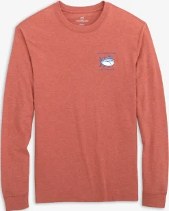 Heather Original Skipjack Long Sleeve T-Shirt<Southern Tide Flash Sale