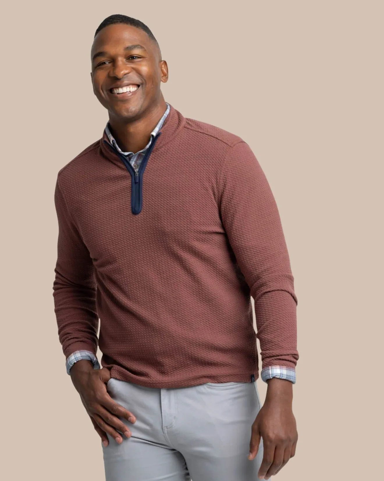 Heather Outbound Quarter Zip<Southern Tide Best Sale