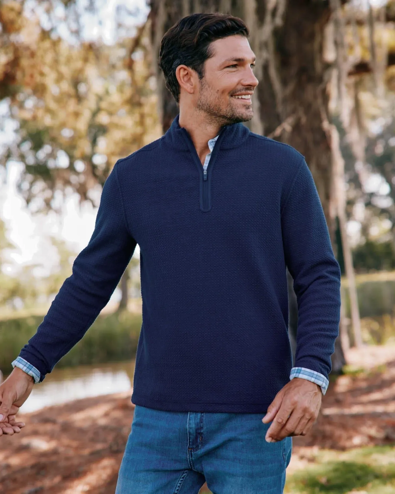 Heather Outbound Quarter Zip<Southern Tide Best Sale