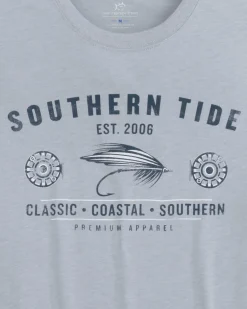 Heather Reel Fly Premium Apparel Short Sleeve T-Shirt<Southern Tide Outlet