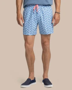 Heather Skipping Jacks Swim Trunk<Southern Tide Cheap