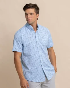 Intercoastal Forget A-Boat It Short Sleeve Sport Shirt<Southern Tide Outlet