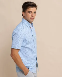 Intercoastal Forget A-Boat It Short Sleeve Sport Shirt<Southern Tide Outlet