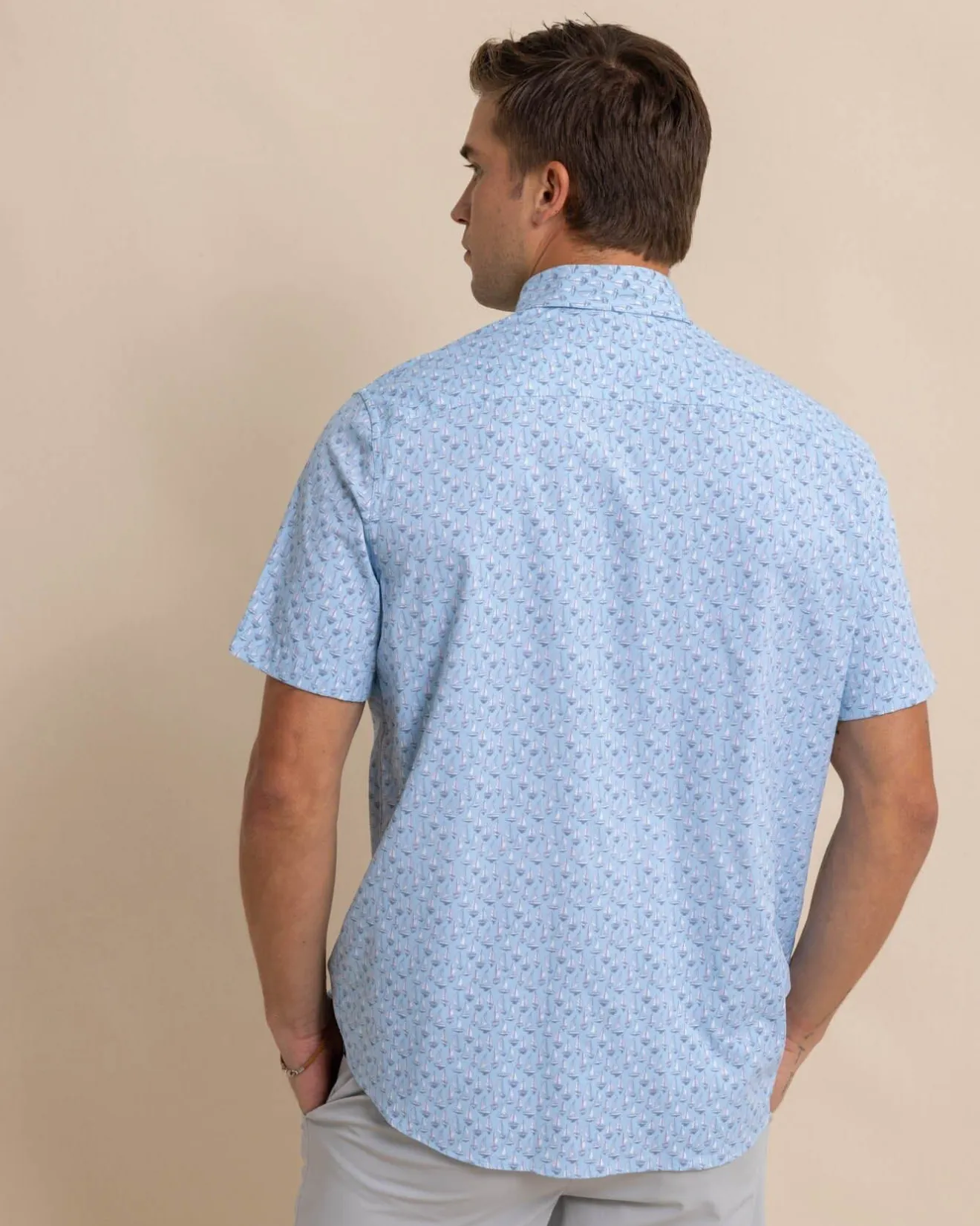 Intercoastal Forget A-Boat It Short Sleeve Sport Shirt<Southern Tide Outlet