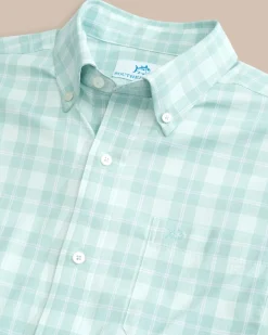 Intercoastal Primrose Plaid Long Sleeve Sport Shirt<Southern Tide Online