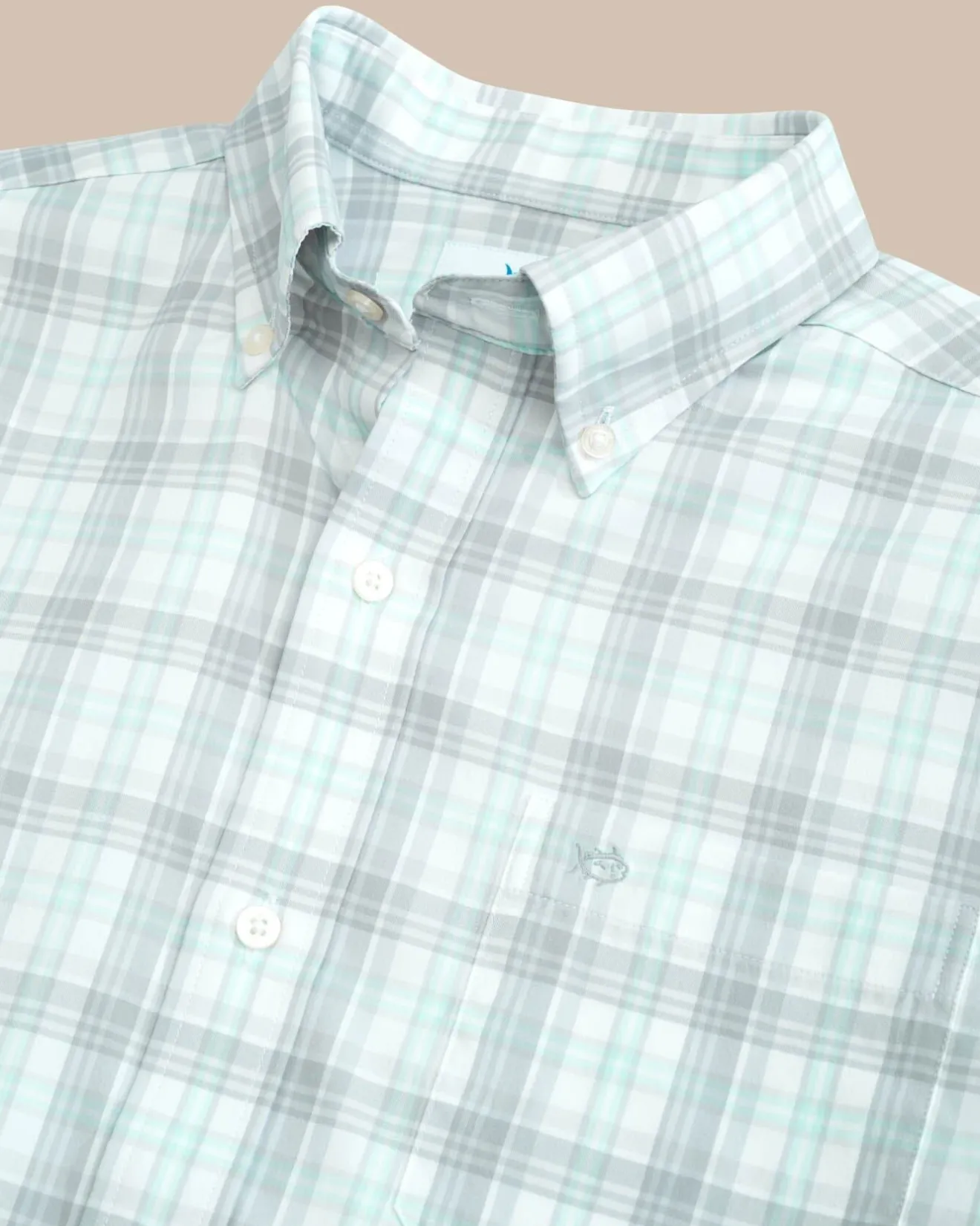 Intercoastal West End Plaid Long Sleeve Sport Shirt<Southern Tide Discount