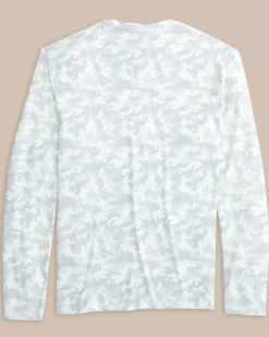 Island Camo Long Sleeve Performance T-Shirt<Southern Tide Fashion