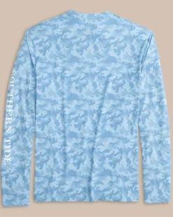 Island Camo Long Sleeve Performance T-Shirt<Southern Tide Fashion