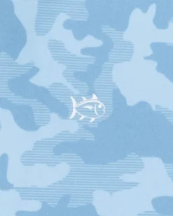 Island Camo Long Sleeve Performance T-Shirt<Southern Tide Fashion