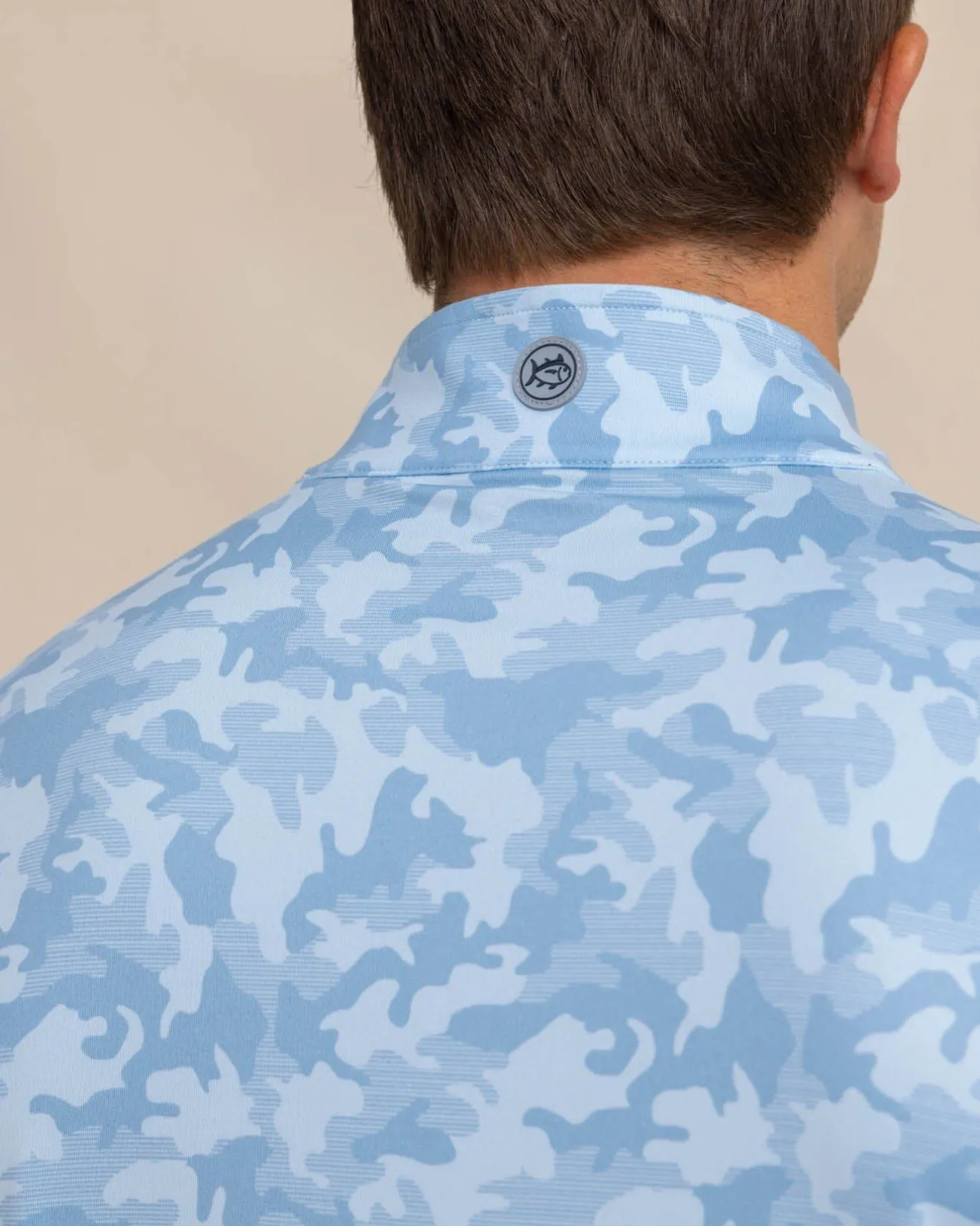 Island Camo Print Cruiser Quarter Zip<Southern Tide Discount