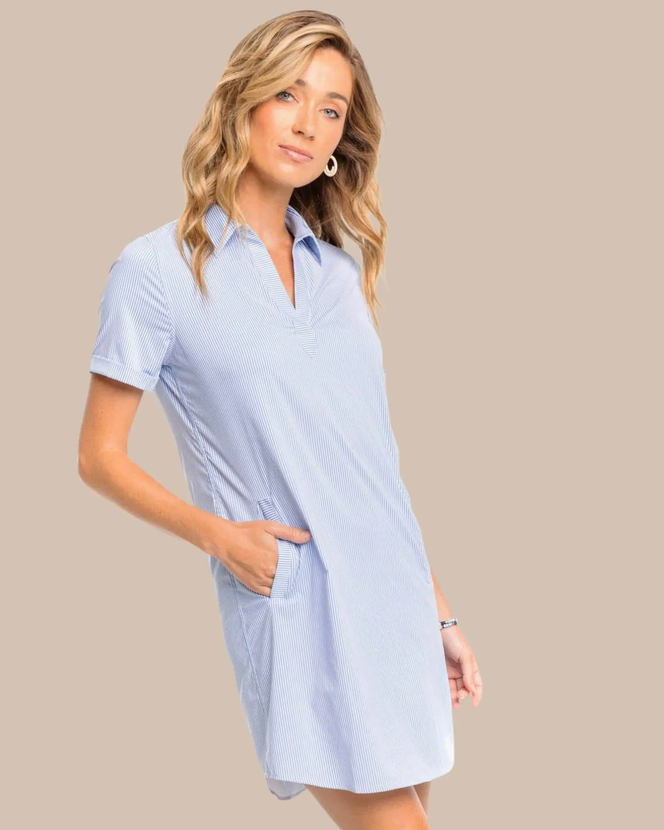 Kamryn Brrr°® Intercoastal Stripe Dress<Southern Tide Best Sale