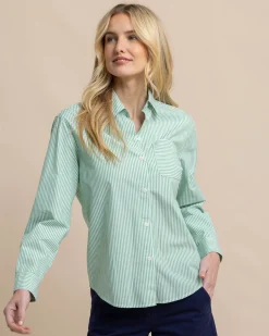 Katherine Stripe Shirt<Southern Tide Online