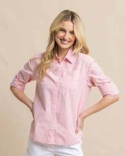 Katherine Stripe Shirt<Southern Tide Online
